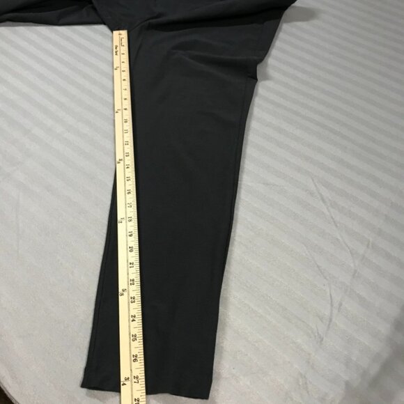 Eileen Fisher Pants Womens Large Black Stretch Straight Leg Casual Trousers - Picture 8 of 9
